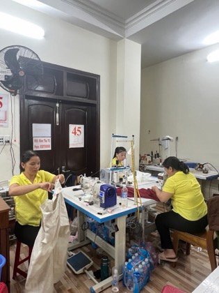 Clothes made at 45 Thu Tailor, photo by a customer (Laura Morillo Peña)