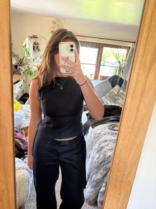 Clothes made at 5 Stitches Tailor, photo by a customer (katie Bale)
