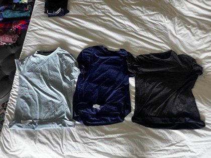 Clothes made at 5 Stitches Tailor, photo by a customer (M B)