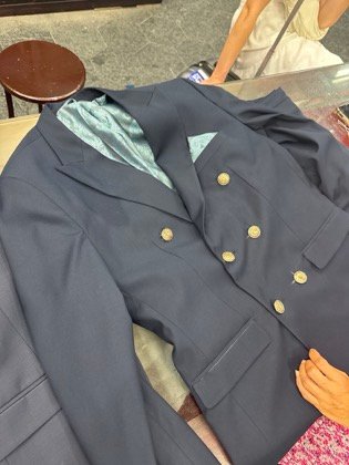 Clothes made at A Dong Silk, photo by a customer (John Fleming)