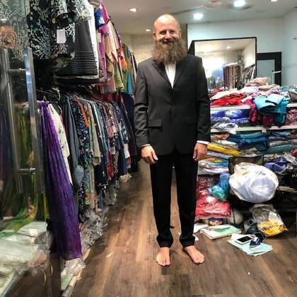 Clothes made at Anh Village Silk, photo by a customer (viktormajzik)