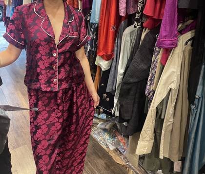Clothes made at Anh Village Silk, photo by a customer (A G)