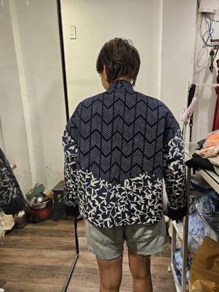 Clothes made at Anh Village Silk, photo by a customer (Veronika D'Anna)