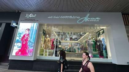 Clothes made at Ao Dai Couture by Anna Hanh Le, photo by a customer (San Le)