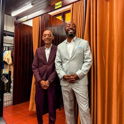 Clothes made at Ba Ri Tailor, photo by a customer (Nycc laye)