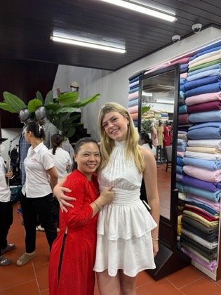 Clothes made at Ba Ri Tailor, photo by a customer (Michele Pschichholz)