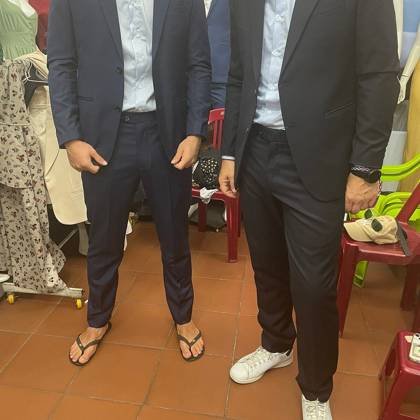 Clothes made at Bao An Tailor- Custom clothing in Vietnam, photo by a customer (François D)