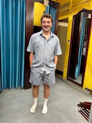 Clothes made at Bao Diep Tailor, photo by a customer (Clare Cole)