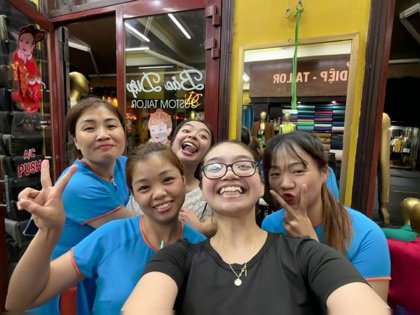 Clothes made at Bao Diep Tailor, photo by a customer (Arishah Ismail)