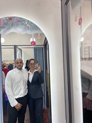 Clothes made at Be Be Tailor 2, photo by a customer (Chrissy Ormiston)