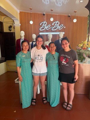 Clothes made at Be Be Tailor 2, photo by a customer (Lucy Sartitsis)