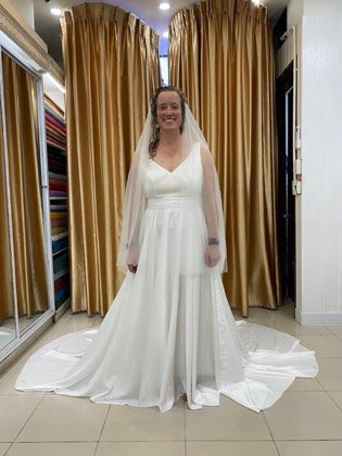 Clothes made at Be Li Tailor, photo by a customer (MacKenzie Bowker)