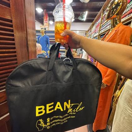 Clothes made at BEAN Tailor, photo by a customer (Ryan C)
