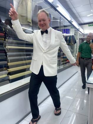 Clothes made at Ben Tailor, photo by a customer (Brian Cooper)