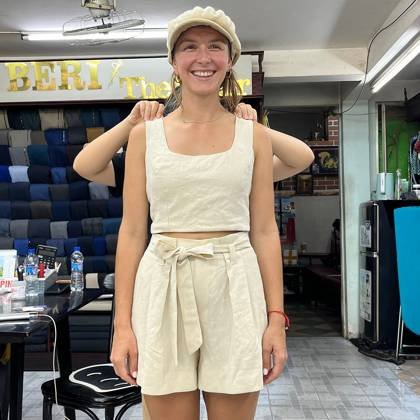 Clothes made at Beri -The Tailor, photo by a customer (Valentina P)