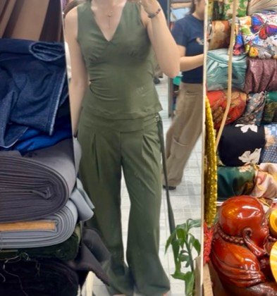 Clothes made at Beri -The Tailor, photo by a customer (Sigrid Gustafsson)
