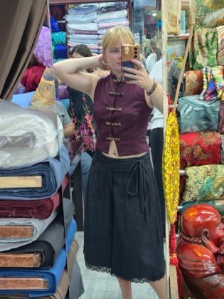 Clothes made at Beri -The Tailor, photo by a customer (Laoise Kass)
