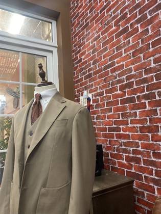 Clothes made at Bespoke Suit 3Pieces Tailor, photo by a customer (Phương Trinh Tô)