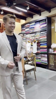 Clothes made at Bibi Silk, photo by a customer (Shaoming Teo)