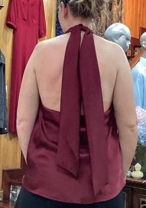 Clothes made at Bibi Silk, photo by a customer (Laura N)