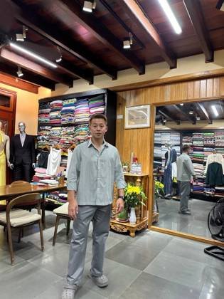 Clothes made at Bibi Silk, photo by a customer (Yongjia Tan)
