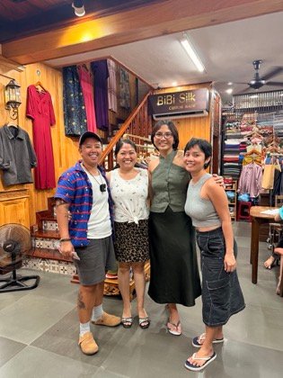 Clothes made at Bibi Silk, photo by a customer (Janine Faye Jimenez)