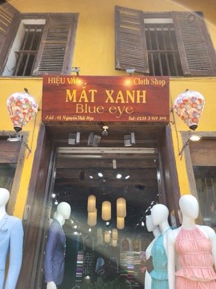 Clothes made at Blue Eye Tailor, photo by a customer (Triết Hà)
