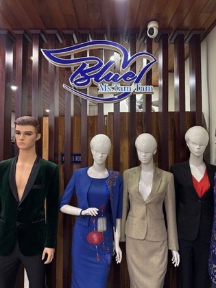 Clothes made at Blue Ms. Tam Tam, photo by a customer (kraig jackson)