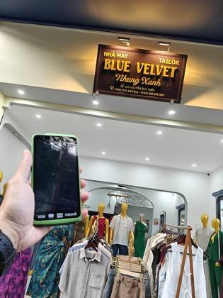 Clothes made at Blue Velvet Tailor, photo by a customer (Sơn Trần Bình)