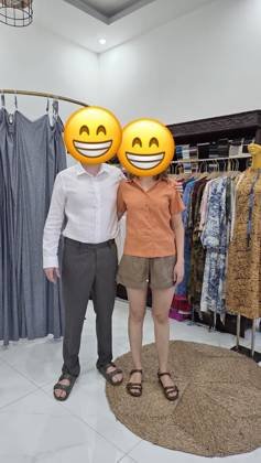 Clothes made at Blue Velvet Tailor, photo by a customer (Anna-Lena Witte)