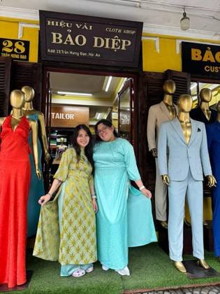 Clothes made at Bòng Tailor, photo by a customer (Alexus “Lexi” Carrizales)
