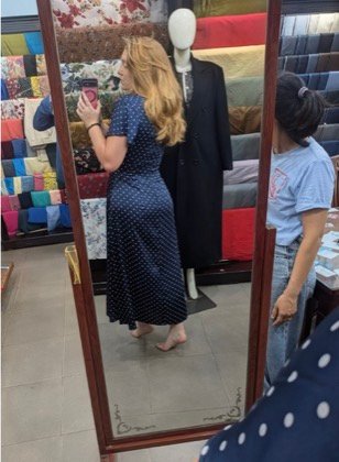 Clothes made at Canali Tailor, photo by a customer (Maria Barnes)