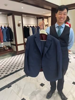 Clothes made at Cao Minh Saigon, photo by a customer (Alex Hang)