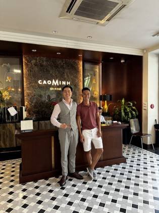 Clothes made at Cao Minh Saigon, photo by a customer (Tee Vu)