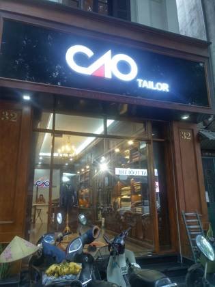Clothes made at Cao Tailor (the origin since 2002), photo by a customer (Linh Ngoc Hoang)