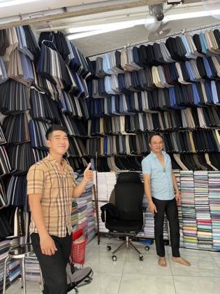 Clothes made at Cửa hàng Thái Taloring One Day, photo by a customer (Fikri Azli)