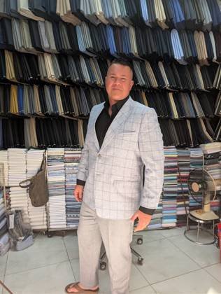 Clothes made at Cửa hàng Thái Taloring One Day, photo by a customer (Michael Le)