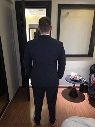 Clothes made at Danva Bespoke Suit Tailor Shop, photo by a customer (Cody Caughers)