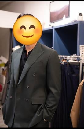 Clothes made at DELICATEF menswear, photo by a customer (raqueeb shabbir)