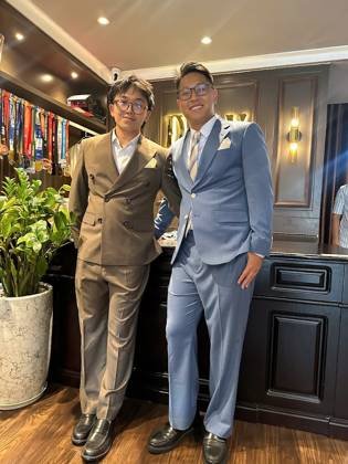 Clothes made at DUAN Tailor, photo by a customer (Dylan Luu)