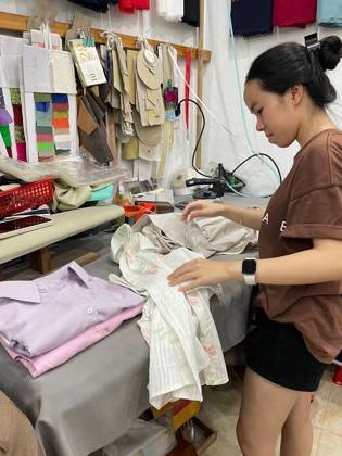 Clothes made at Duc Minh Custom Tailoring, photo by a customer (Kelly M.)