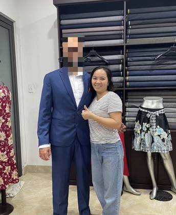 Clothes made at Duc Minh Custom Tailoring, photo by a customer (S J)
