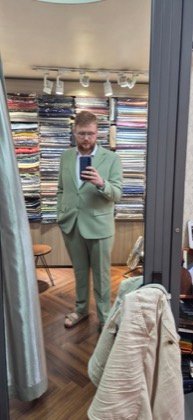 Clothes made at Duc Nhan Tailor, photo by a customer (C Purchase)