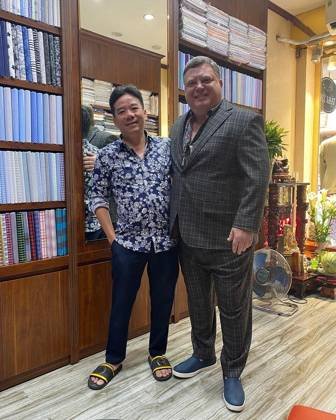 Clothes made at Đức Nhật Tailor, photo by a customer (Grateful-Idaho)
