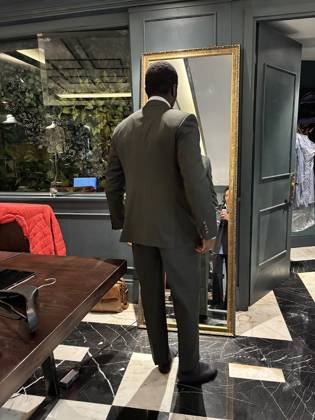 Clothes made at Duccio, photo by a customer (Amy T)