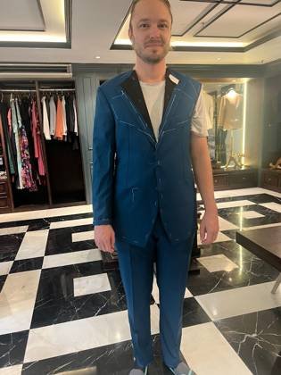 Clothes made at Duccio, photo by a customer (dionys zimmermann)
