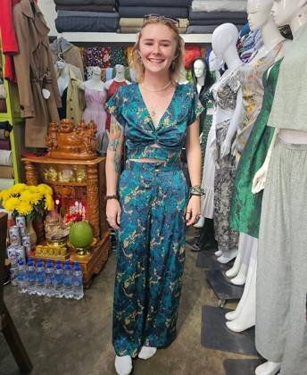 Clothes made at Dũng Design & Tailor, photo by a customer (SianPenclawdd)