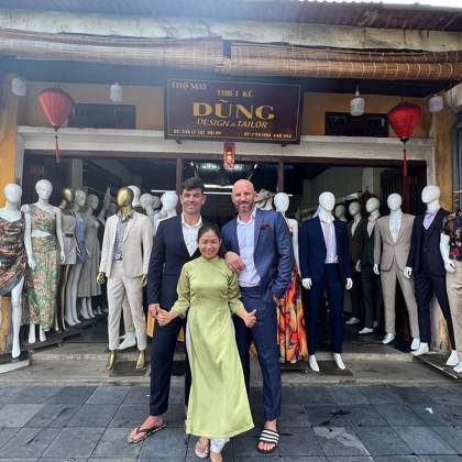 Clothes made at Dũng Design & Tailor, photo by a customer (Guide318928)