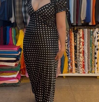 Clothes made at Elegant Silk, photo by a customer (Heather P)