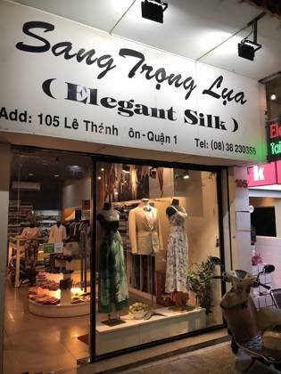 Clothes made at Elegant Silk, photo by a customer (Natalia Aarenstrup)